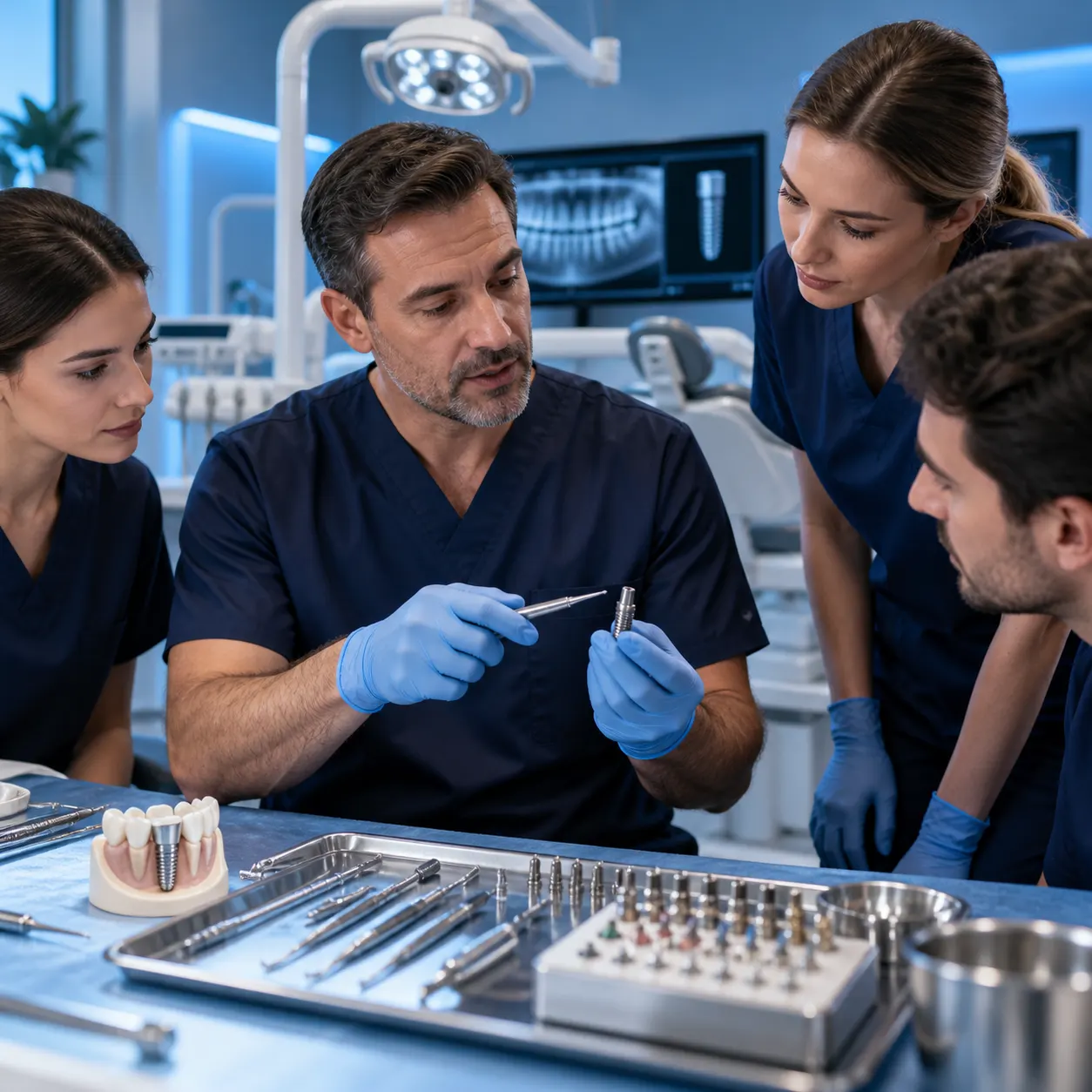 Fluxo digital de planejamento e fabricação odontológica.
