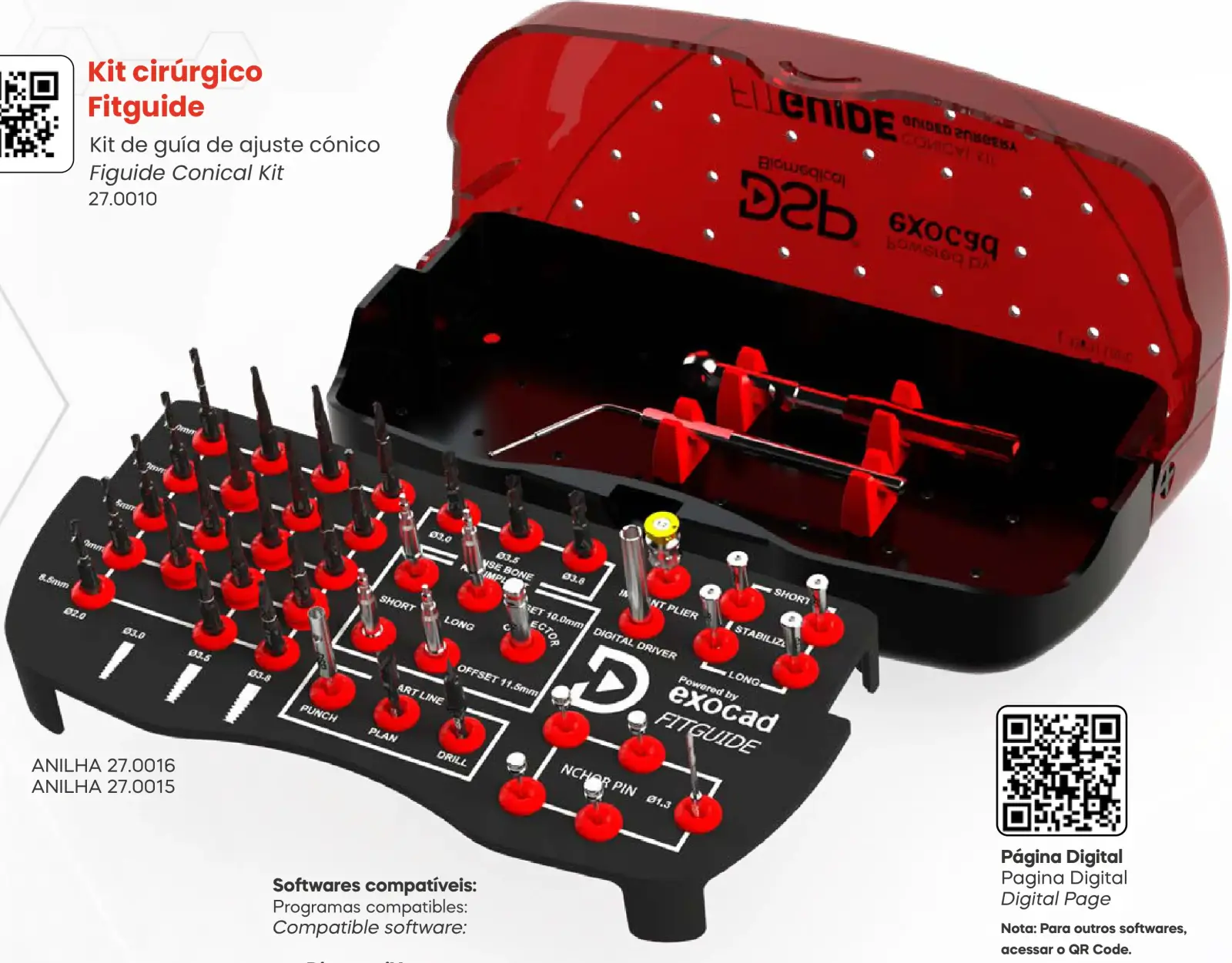 Kit cirúrgico Fitguide cônico (27.0010)