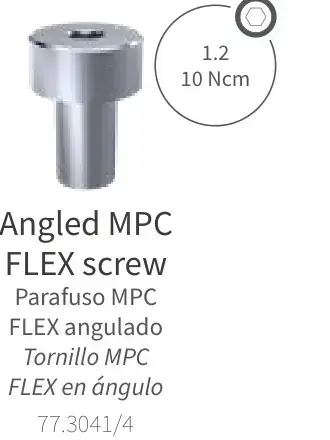 Parafuso MPC FLEX angulado (77.3041/4)